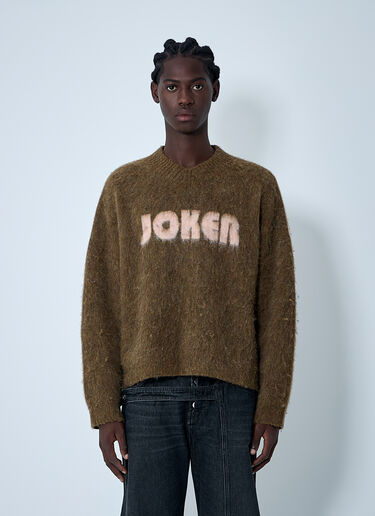 Brushed Mohair Sweater Martine Rose Brushed Mohair Sweater Brown mtr0162009