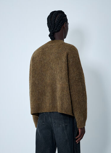 Brushed Mohair Sweater Martine Rose Brushed Mohair Sweater Brown mtr0162009