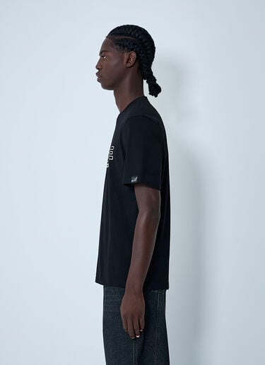 Logo Motif T-Shirt Martine Rose Logo Motif T-Shirt Black mtr0162012