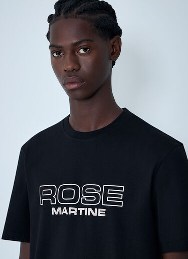 Martine Rose Logo Motif T-Shirt Black mtr0162012