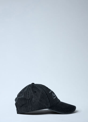 Logo Motif Baseball Cap Martine Rose Logo Motif Baseball Cap Black mtr0162013