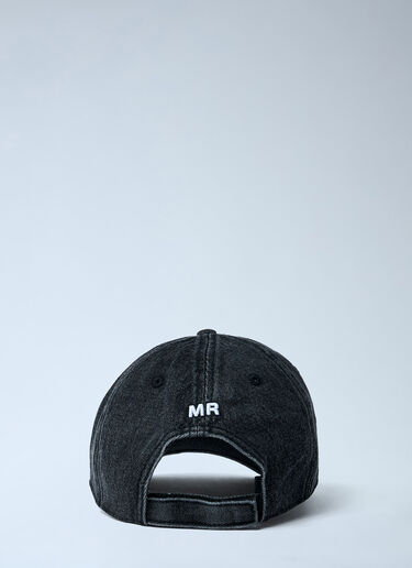 Logo Motif Baseball Cap Martine Rose Logo Motif Baseball Cap Black mtr0162013