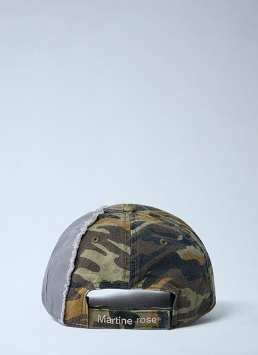 Logo Motif Baseball Cap Martine Rose Logo Motif Baseball Cap Olive mtr0162014