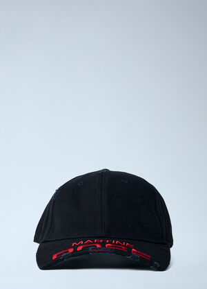 Martine Rose Logo Motif Baseball Cap Black mtr0162015