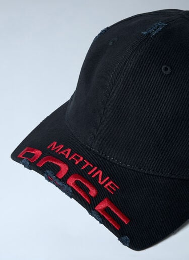 Logo Motif Baseball Cap Martine Rose Logo Motif Baseball Cap Black mtr0162015