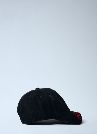 Logo Motif Baseball Cap Martine Rose Logo Motif Baseball Cap Black mtr0162015