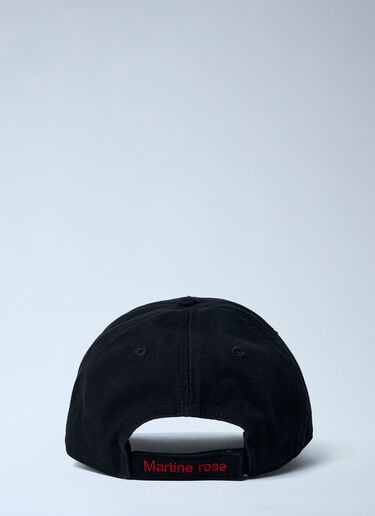 Logo Motif Baseball Cap Martine Rose Logo Motif Baseball Cap Black mtr0162015