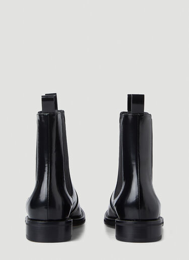 Martine Rose 치즐 토 첼시 부츠 블랙 mtr0246006