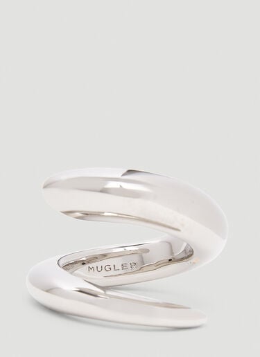 스파이럴 링 Mugler 스파이럴 링 실버 mug0252057