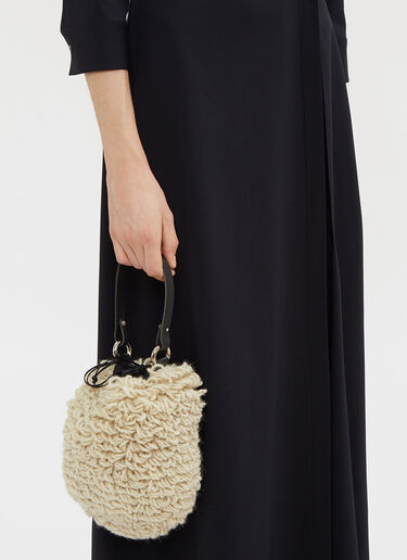 Mini Castor Bouclé Bag Muun Mini Castor Bouclé Bag Ecru muu0234009