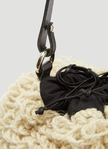 Mini Castor Bouclé Bag Muun Mini Castor Bouclé Bag Ecru muu0234009