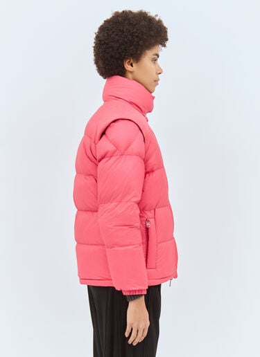 Moncler RE-ICONS 베론 양면 쇼트 다운 재킷 핑크 mvs0258004