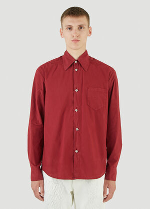 Namacheko Overdyed Shirt Burgundy nac0144003