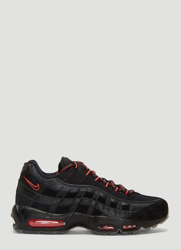 Air Max 95 Leather Sneakers Nike Air Max 95 Leather Sneakers Black nik0134047