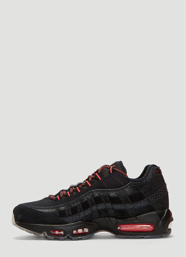 Air Max 95 Leather Sneakers Nike Air Max 95 Leather Sneakers Black nik0134047