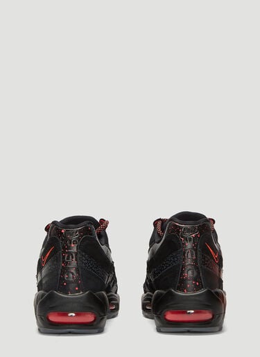 Air Max 95 Leather Sneakers Nike Air Max 95 Leather Sneakers Black nik0134047