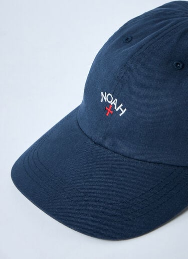 Logo Motif Baseball Cap Noah Logo Motif Baseball Cap Navy noa0160003