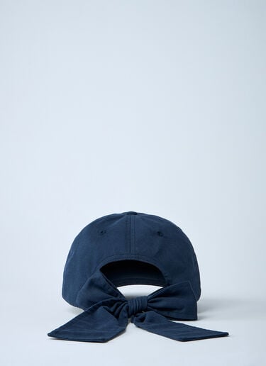 Logo Motif Baseball Cap Noah Logo Motif Baseball Cap Navy noa0160003
