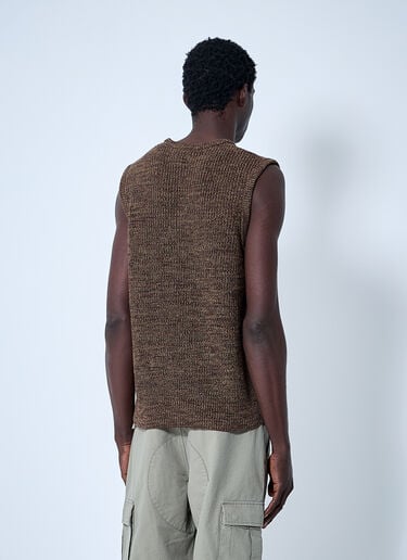 Twisted Yarn Sweater Vest Noah Twisted Yarn Sweater Vest Brown noa0160019