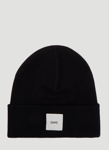 Logo Knit Hat OAMC Logo Knit Hat Navy oam0138011