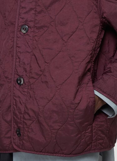 OAMC Combat Quilted Jacket Red oam0142006