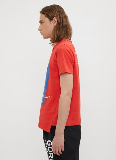 Bernini Spliced T-Shirt Off-White Bernini Spliced T-Shirt Red ofw0134002