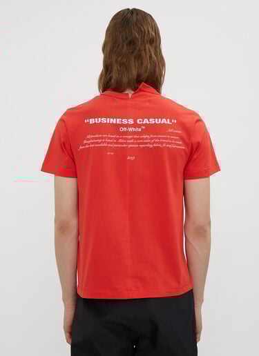 Bernini Spliced T-Shirt Off-White Bernini Spliced T-Shirt Red ofw0134002