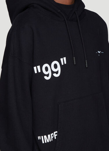 Iceman Hooded Sweatshirt Off-White Iceman Hooded Sweatshirt Black ofw0135018