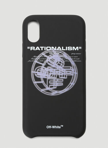 Rationalism iPhone Case Off-White Rationalism iPhone Case Black ofw0139072