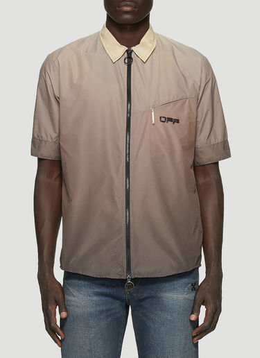 Gradient Shirt Off-White Gradient Shirt Brown ofw0140012
