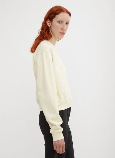 Cropped Logo Sweatshirt Off-White Cropped Logo Sweatshirt Beige ofw0233003