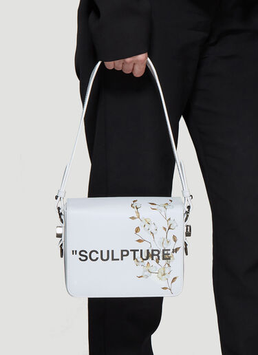 Sculpture Flower Flap Bag Off-White Sculpture Flower Flap Bag White ofw0235031