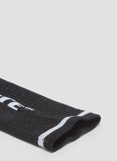 Lurex Checkerboard Socks Off-White Lurex Checkerboard Socks Black ofw0235038