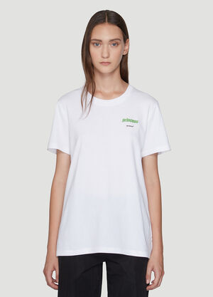 Off-White Princess Logo Print T-Shirt White ofw0239004