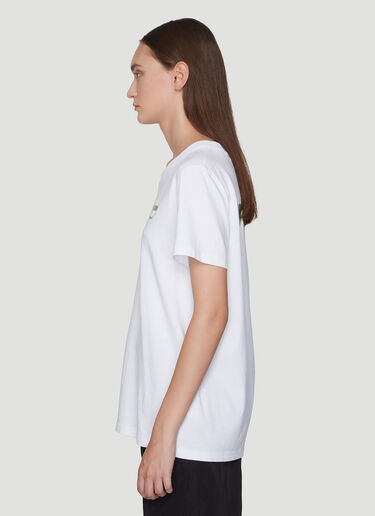 Princess Logo Print T-Shirt Off-White Princess Logo Print T-Shirt White ofw0239004