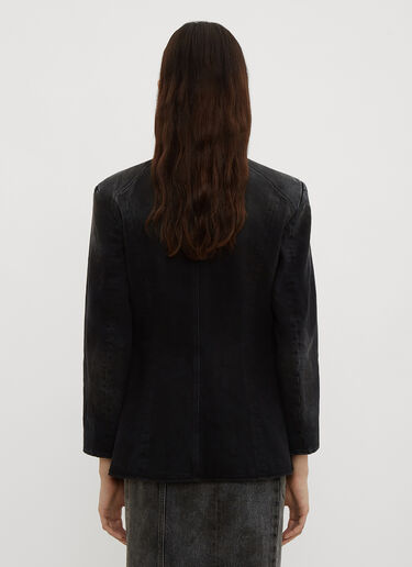 Hook and Eye Single Breasted Jacket Oliver Theyskens Hook and Eye Single Breasted Jacket Black oli0234001
