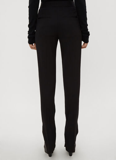 Tailored Split Hem Pants Oliver Theyskens Tailored Split Hem Pants Black oli0234004
