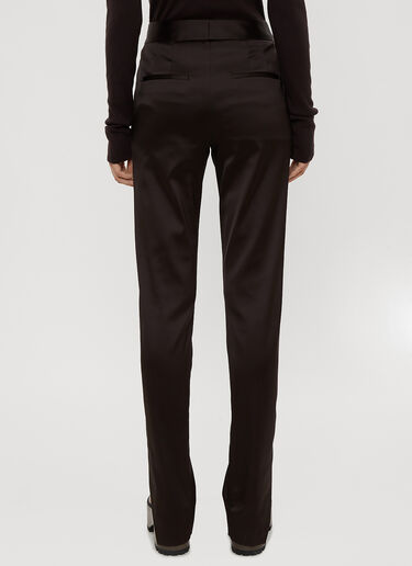Tailored Split Hem Pants Oliver Theyskens Tailored Split Hem Pants Brown oli0234006