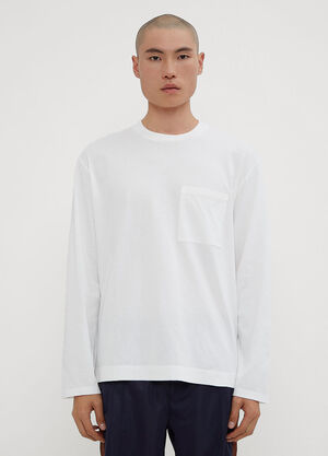 Our Legacy  Long Sleeve Army T-Shirt White our0134007