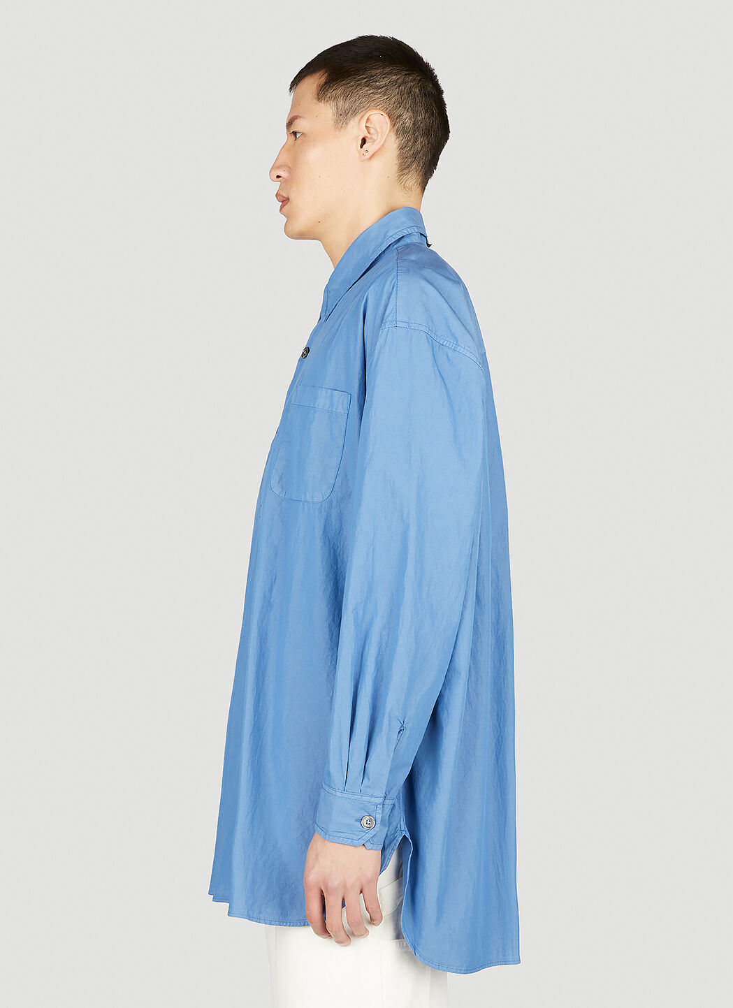 Our Legacy Men's' Popover Shirt in Blue | LN-CC®