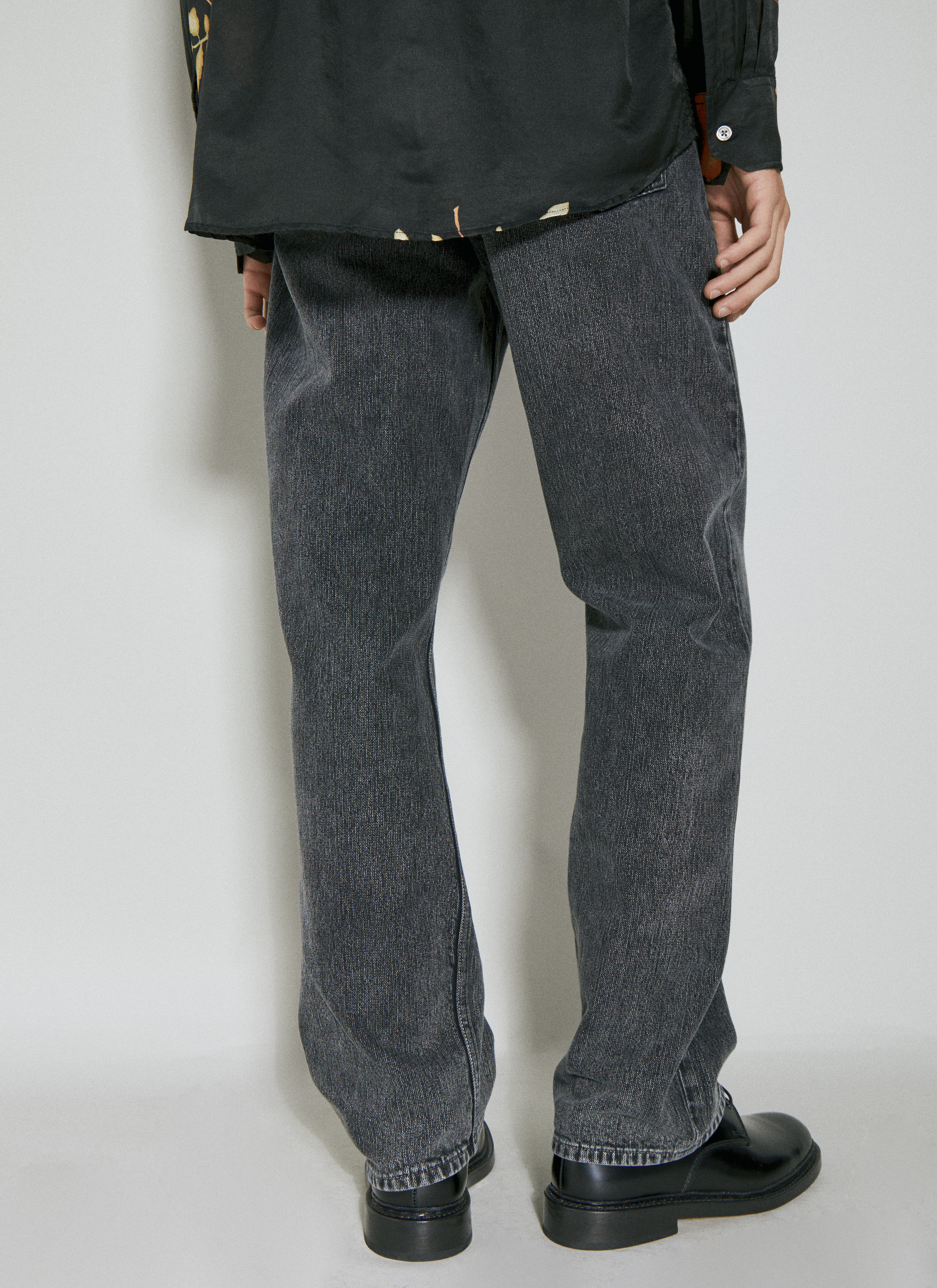 パンツ OUR LEGACY FORMAL CUT BLACK CHAIN TWILL Our Legacy Men's Formal Cut in Overdyed Black Chain Twill