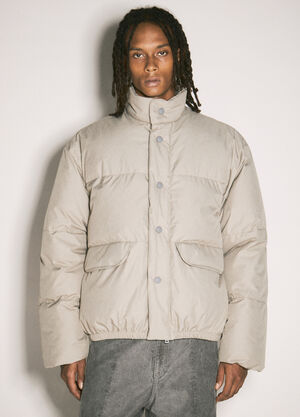Our Legacy Inhale Puffa Jacket Beige our0158010