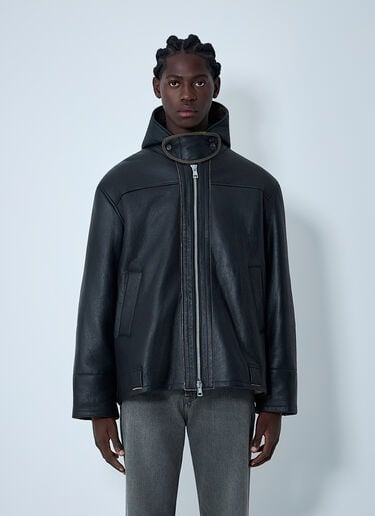 Leather Blizzard Jacket Our Legacy Leather Blizzard Jacket Black our0162002