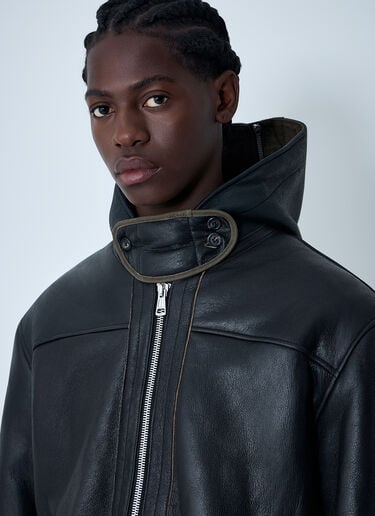 Leather Blizzard Jacket Our Legacy Leather Blizzard Jacket Black our0162002