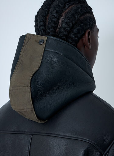 Our Legacy Leather Blizzard Jacket Black our0162002