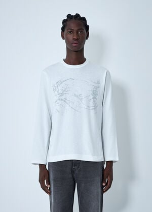 Our Legacy Graphic Motif T-Shirt White our0162005