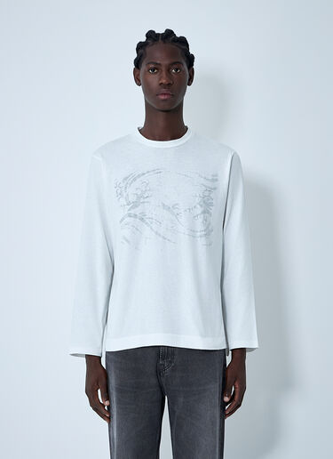 Our Legacy Graphic Motif T-Shirt White our0162005