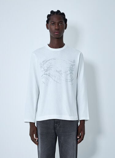 Graphic Motif T-Shirt Our Legacy Graphic Motif T-Shirt White our0162005