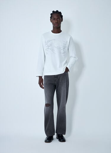 Graphic Motif T-Shirt Our Legacy Graphic Motif T-Shirt White our0162005