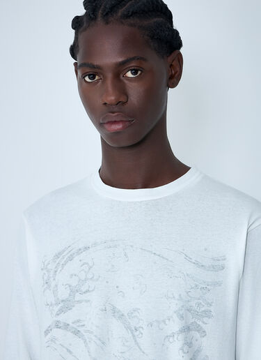 Our Legacy Graphic Motif T-Shirt White our0162005